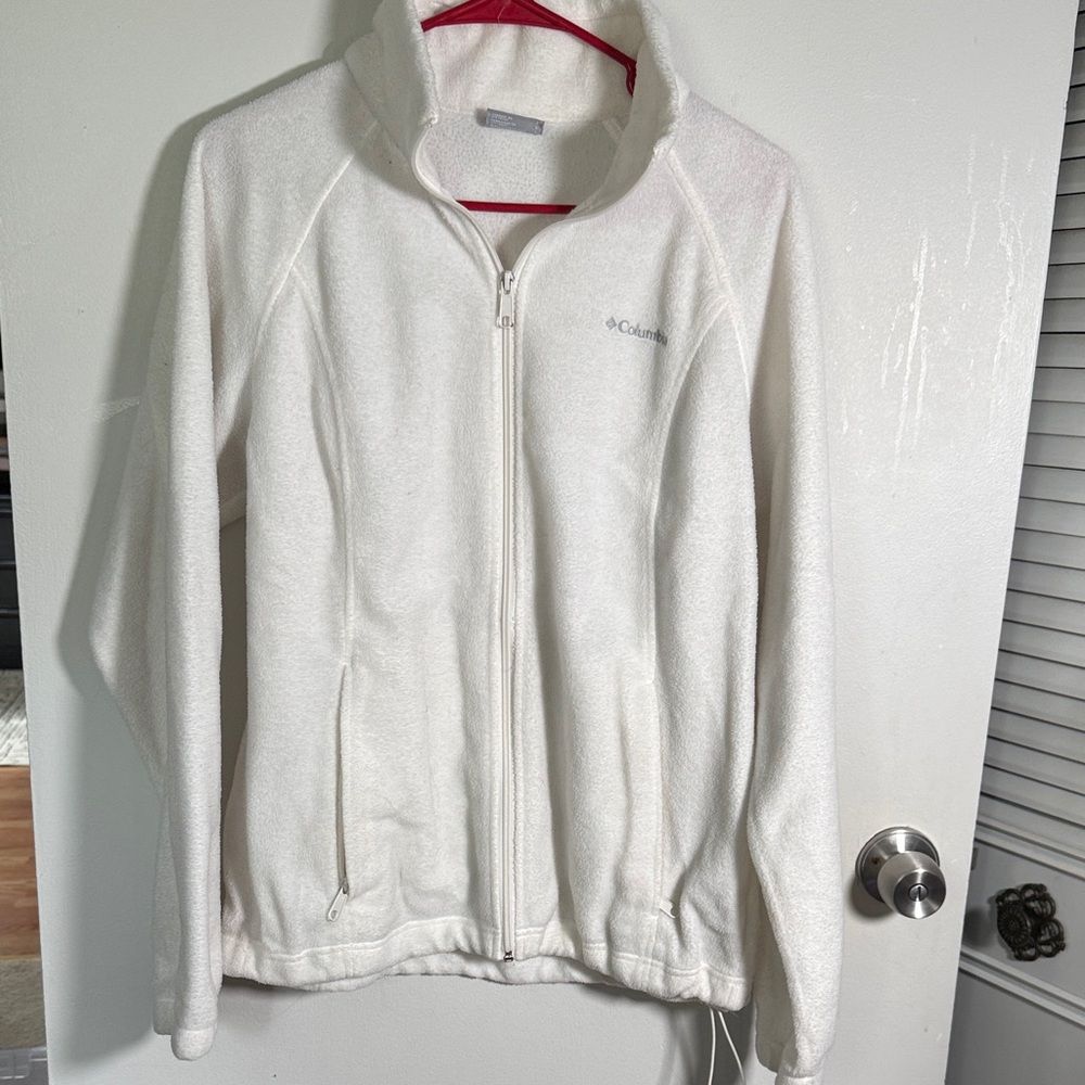Columbia Women's White Fleece Jacket